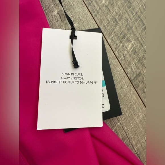 DKNY ORCHID Grommet Balconette Corset Underwire One-Piece Swimsuit, US 16 -NEW! - Picture 4 of 9